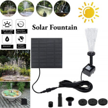 Solar Panel Powered Water Feature Pump Garden Pool Pond Aquarium Fountain Decor