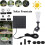 Solar Panel Powered Water Feature Pump Garden Pool Pond Aquarium Fountain Decor 1