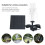 Solar Panel Powered Water Feature Pump Garden Pool Pond Aquarium Fountain Decor 3