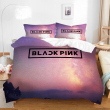 (Style 02, Double (200X200CM)/3PCS) Blackpink Bedding Single Double King Duvet Cover