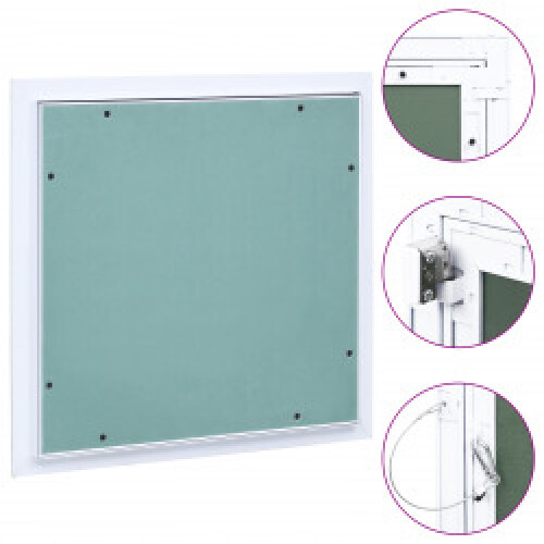 VidaXL vidaXL Access Panel with Aluminium Frame and Plasterboard 400x400 mm Hatch