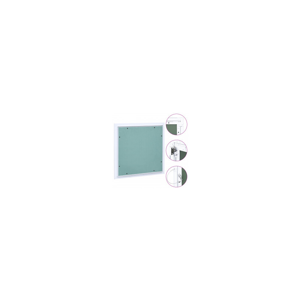 vidaXL Access Panel with Aluminium Frame and Plasterboard 200x200 mm Hatch