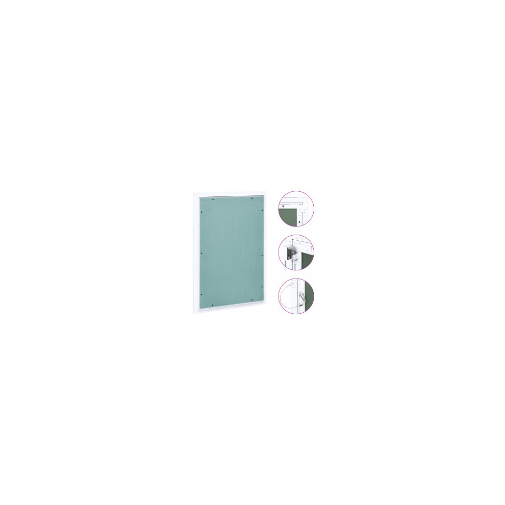 vidaXL Access Panel with Aluminium Frame and Plasterboard 400x600 mm Hatch