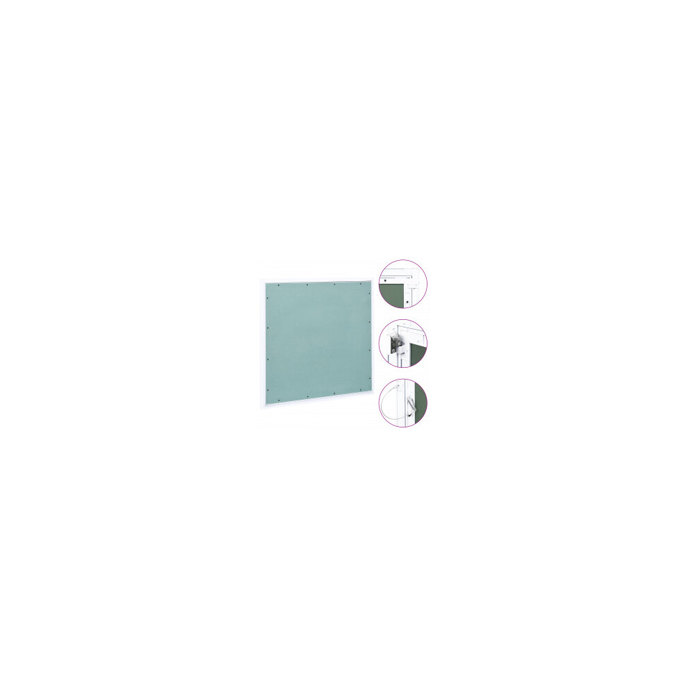 vidaXL Access Panel with Aluminium Frame and Plasterboard 600x600 mm Hatch
