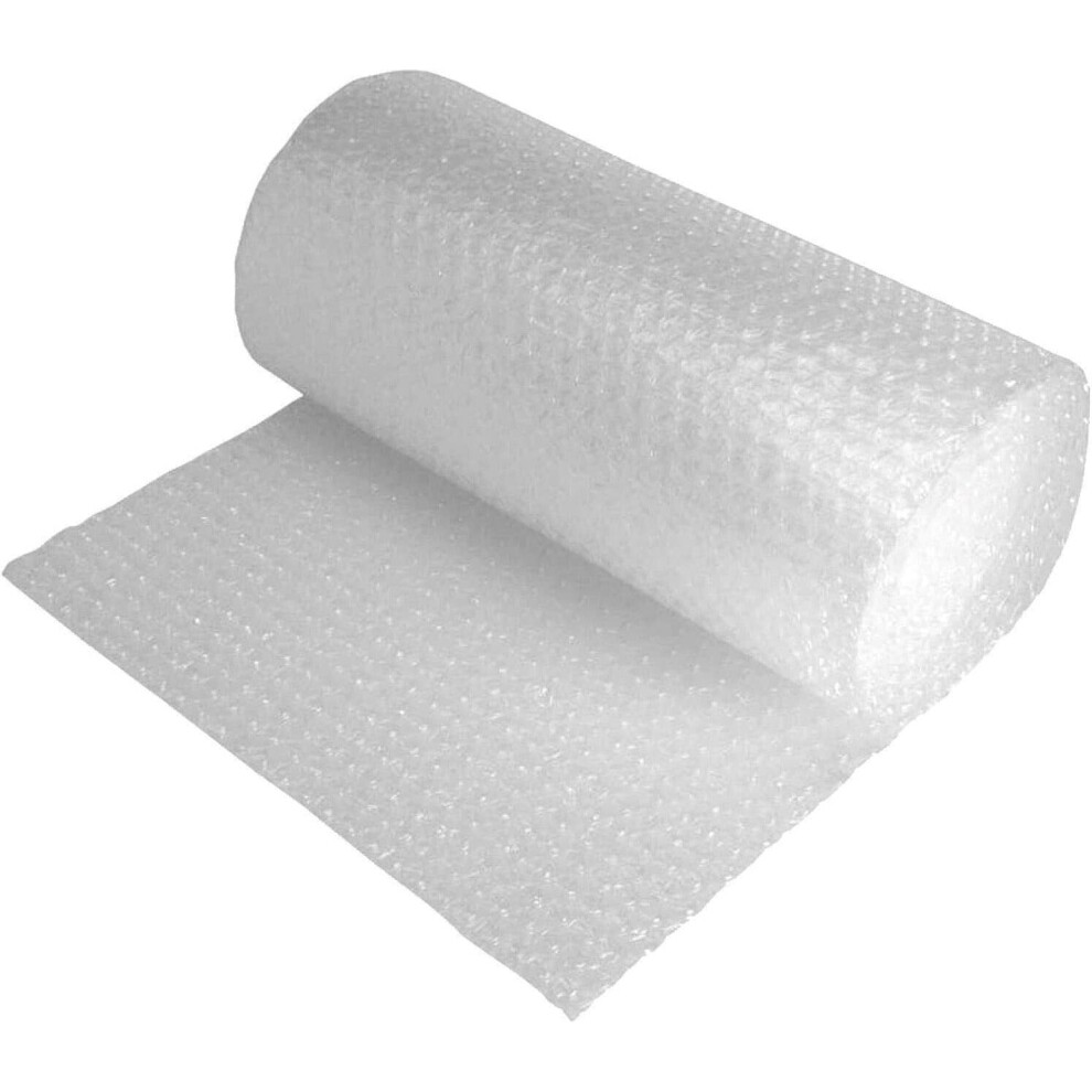 ASPIRE UK®-Small Bubble Wrap Quality Roll Strong Great for House Moving Removals (300mm WIDE) Made in UK (10 meter, CLEAR)