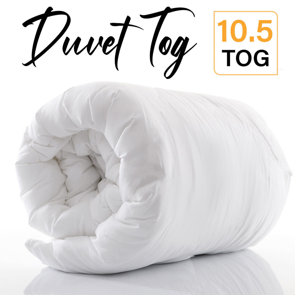 (10.5 Tog, Single) Winter Warm Duvets & Quilts Tog Soft Anti-Allergy