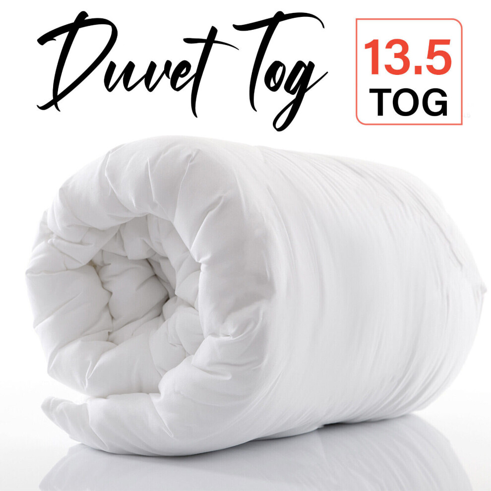 (13.5 Tog, Single) Winter Warm Duvets & Quilts Tog Soft Anti-Allergy