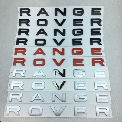 (Matt Black) RANGE ROVER car logo sticker badge emblems