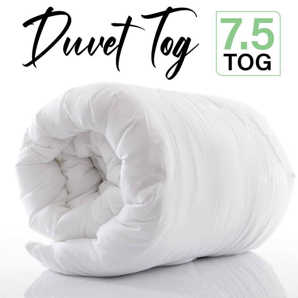 Imperial Rooms (7.5 Tog, Double) Winter Warm Duvets Comforters Anti-Allergy Tog White