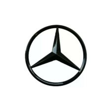 Mercedes Benz Badge Logo Emblem Rear Boot - 90mm Black