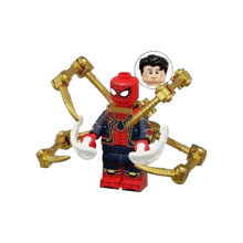 (Iron Spider Man) Across The Spiderversed Gwen Action Figure Mini Building Blocks Toy