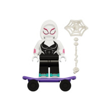 (Gwen Stacy) Across The Spiderversed Gwen Action Figure Mini Building Blocks Toy