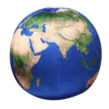 (Blue Earth, 17cm/6.69in) Planetary Plush Toys Simulation Earth Plushies Moon Doll Pillow Cushion Gift Kid