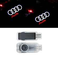 2x Laser Projector Logo Puddle Lights for Car Doors – Audi Compatible, Easy Plug-and-Play Courtesy Lamps
