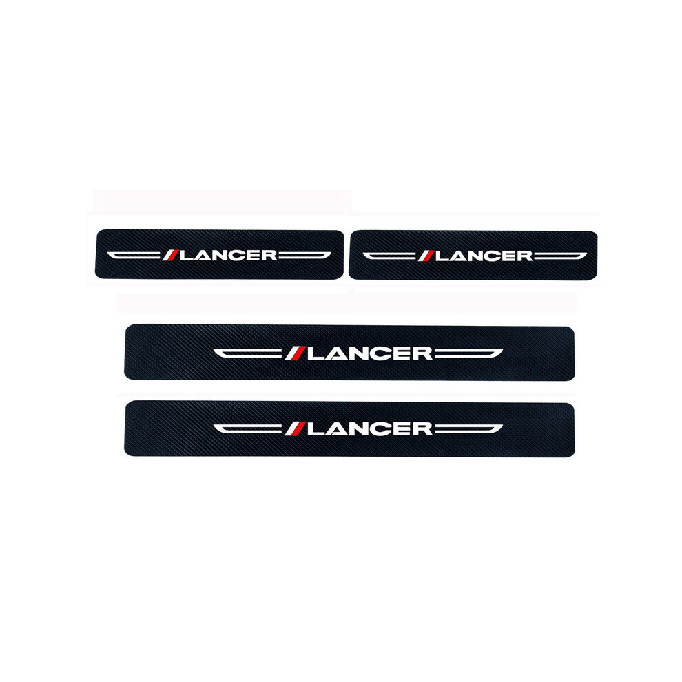 For Mitsubishi Lancer Car Door Plate Sill Scuff Anti Scratch Sticker 5601103435475
