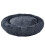 Bunty (X-Large, Grey) Plush Donut Dog Bed Anti Anxiety Calming Pet Bed 1