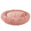 Bunty (X-Large, Pink) Plush Donut Dog Bed Anti Anxiety Calming Pet Bed 1