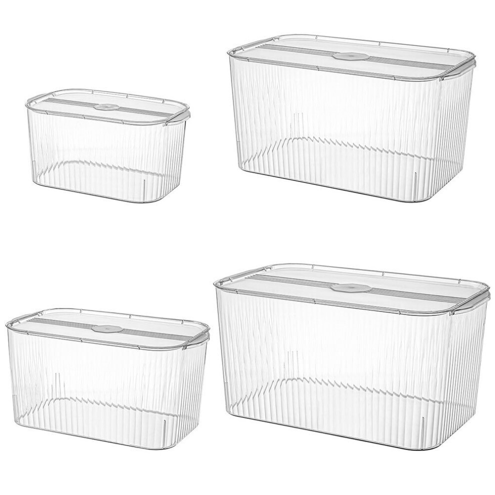 (S: 4*14.5*11cm) Clear Plastic Container Storage Box