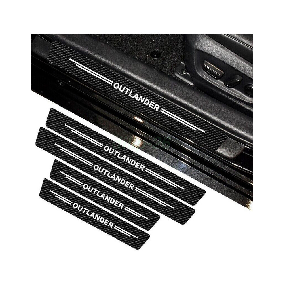 For Mitsubishi Pajero Car Door Plate Sill Scuff Anti Scratch Sticker 5601103435499
