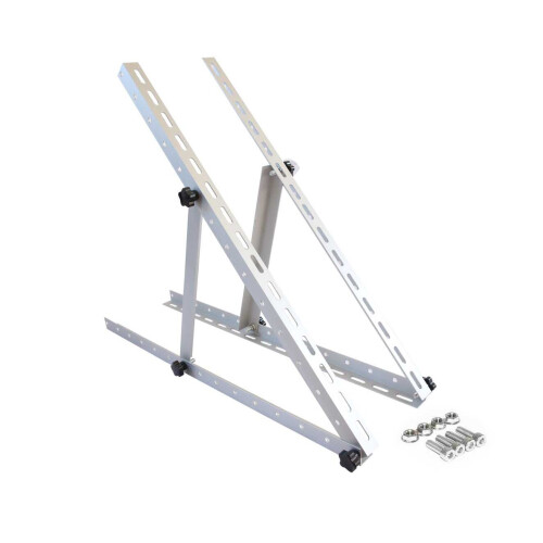 Lowenergie Lowenergie Adjustable Angle Solar Panel Mounting Brackets Frame Shed Caravan Boat or Ground Mount