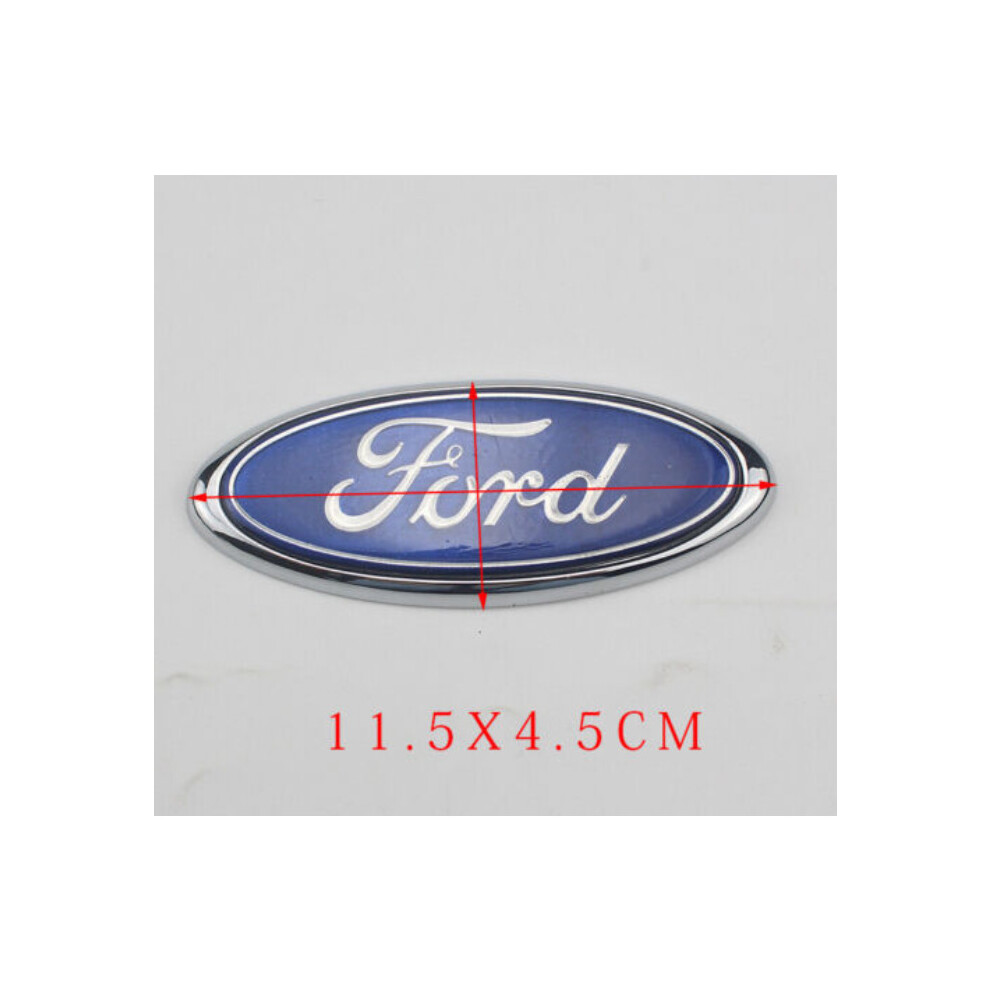 115MM x 45MM RS BLUE OVAL FORD ESCORT MK2 BADGE CORTINA FIESTA TRANSIT