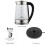 Electric Kettle Glass Blue LED Illuminated Jug Auto Shut Off Protection 2L 2000W 2