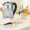 Electric Kettle Glass Blue LED Illuminated Jug Auto Shut Off Protection 2L 2000W 13