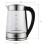 Electric Kettle Glass Blue LED Illuminated Jug Auto Shut Off Protection 2L 2000W 8