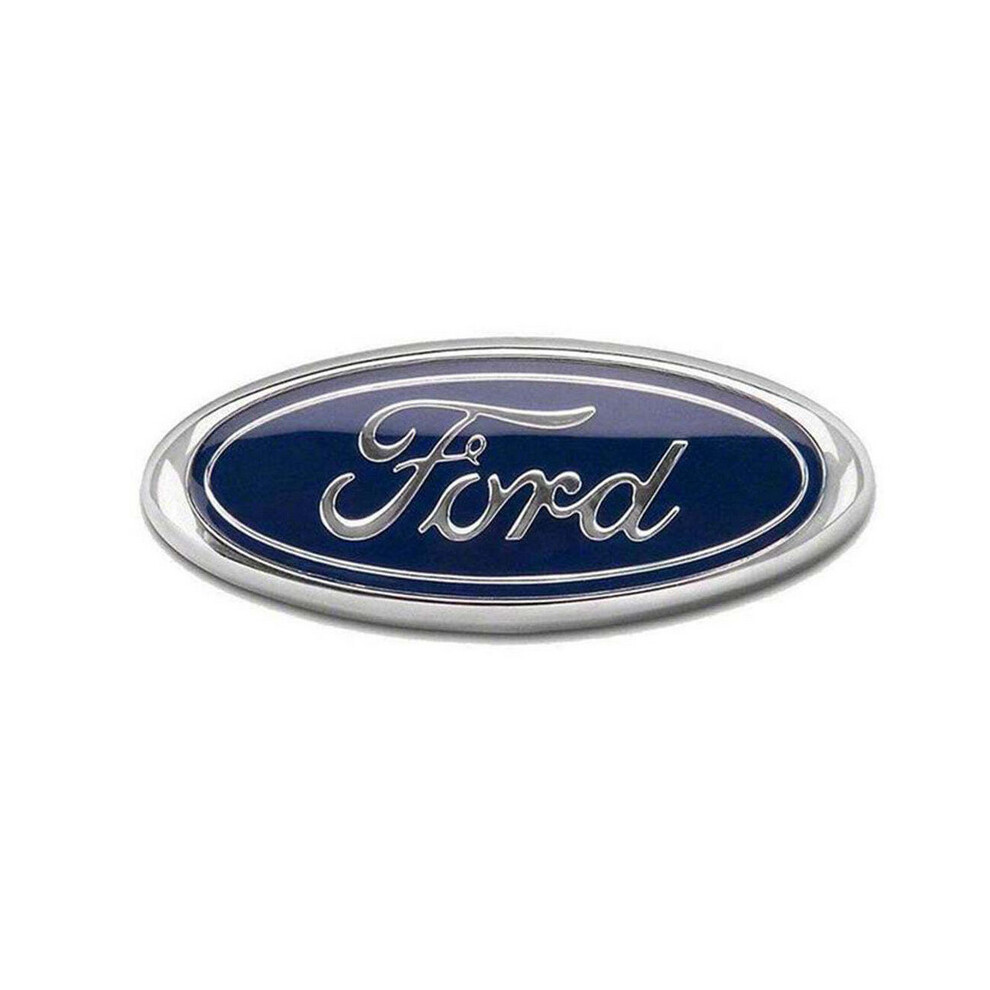 Newjass (Dark Blue) 7 Inch (17.5*7Cm) For Ford Front Ford Emblem Badge