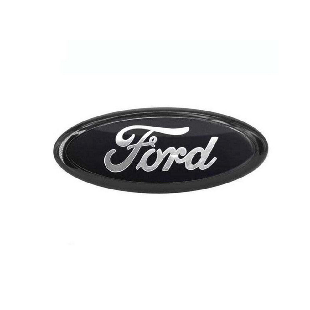 Newjass (Black Cletter) 7 Inch (17.5*7Cm) For Ford Front Ford Emblem Badge