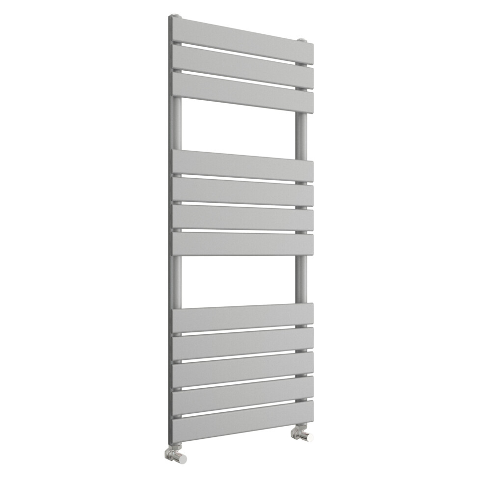 Troon 500 x 1200mm Light Grey Towel Ladder Rail