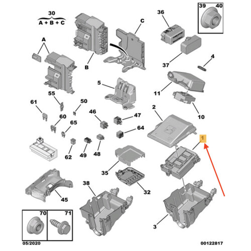 PEUGEOT 3008 Engine Fuse Box 9810296180 NEW GENUINE on OnBuy