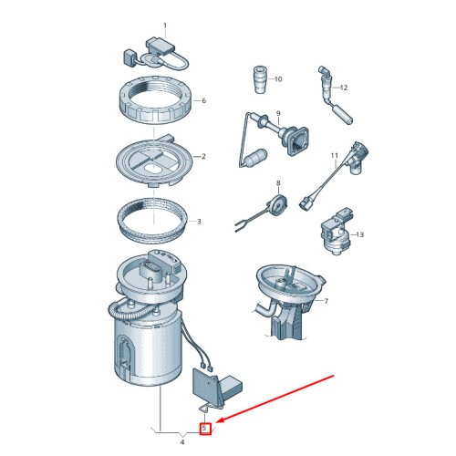 VW CADDY IV SA MK6 Fuel Gauge Sender 2K0919673C NEW GENUINE on OnBuy