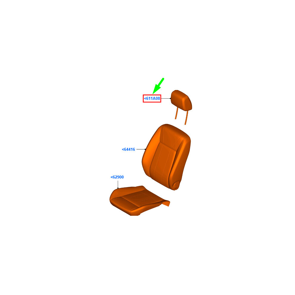 Seat Rail End Covers | Fiesta MK6 Seat Rail End Covers | Fiesta MK6