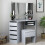 (Grey) Hampton&Stewart Luxury Corner Dressing Table 1