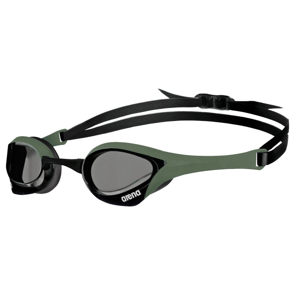 Arena Swimming Cobra Ultra Swipe Goggles (Smoke-Army-Black)