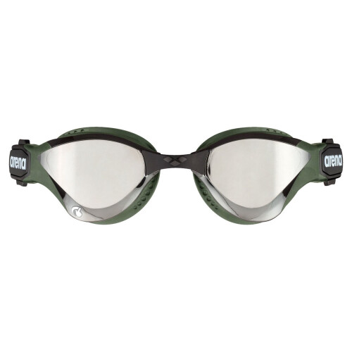 Arena Arena Swimming Cobra Tri Swipe Mirror Goggles (Silver-Army) 2