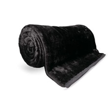 Bear&Panda Cosy Faux Fur Mink Throw Blankets Silver Grey Travel Size - Super Soft Fluffy Warm Solid Bed Throws for Sofas Blanket 150x200cm Flannel