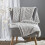 Catherine Lansfield Catherine Lansfield Silver Grey Throw 137x170cm - 100% Polyester, Machine Wash 30C, Ethically Sourced 1