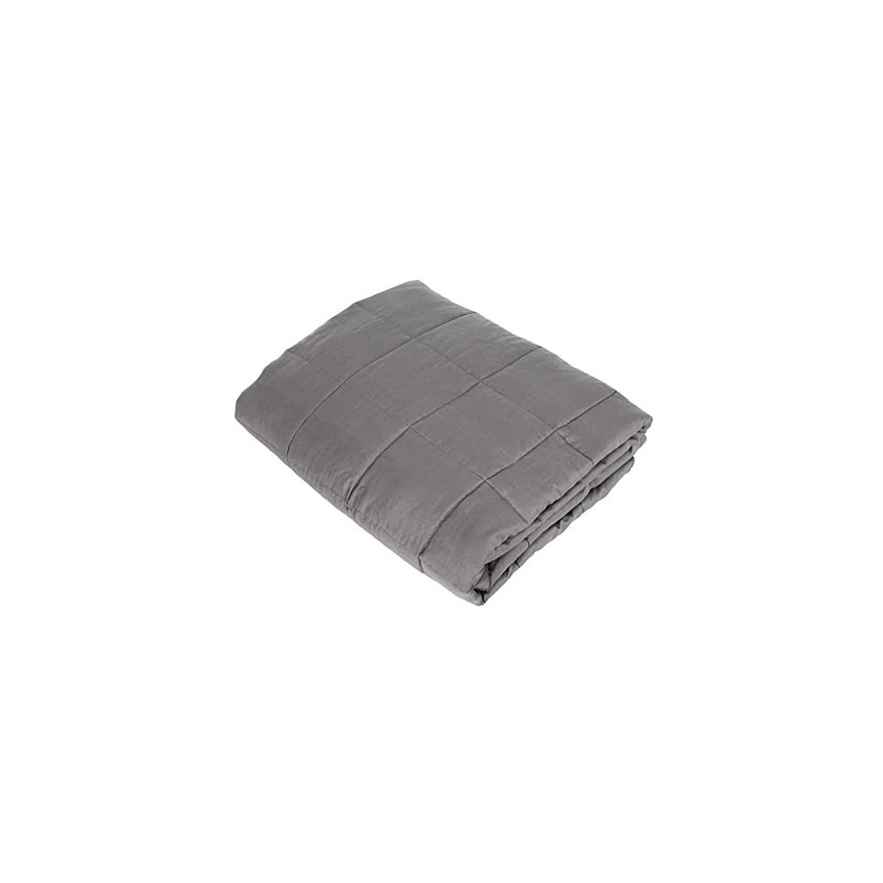 Hodge & Hodge Weighted Blanket Heavy Calming Sleep Therapy Glass Beads 150 X 200Cm 9Kg Grey