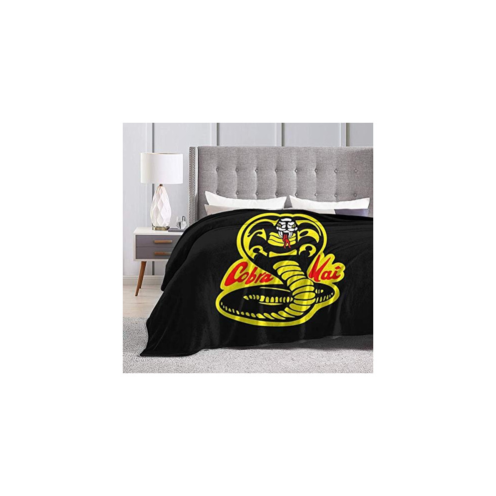 Baulred COBRA KAI 80s original classic logo Ultra- Soft Fluffy Micro Fleece Flannel Blanket 60""x50