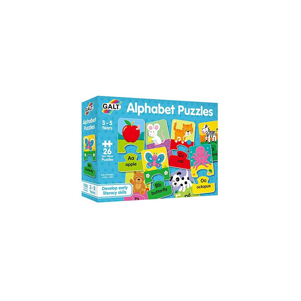 Galt Toys, Alphabet Puzzles, Alphabet Jigsaw Puzzle for Kids, Ages 3 Years Plus