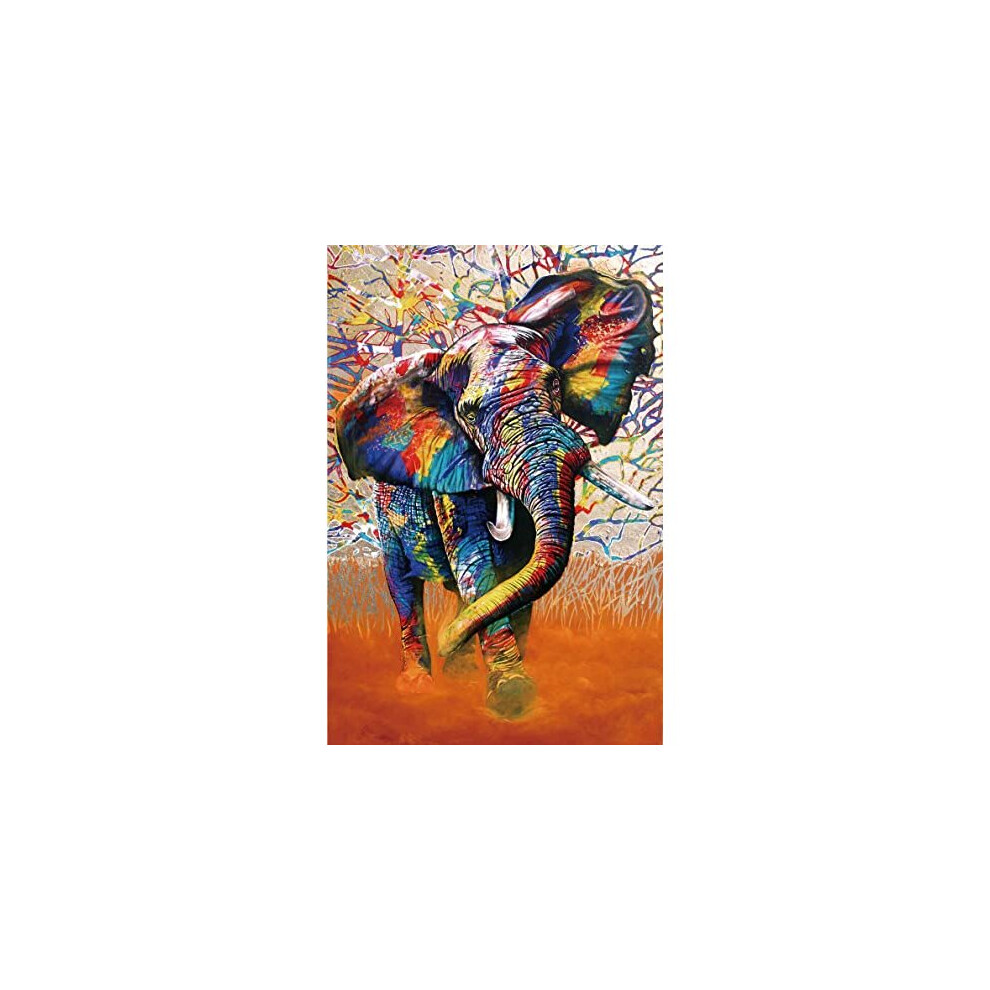 Photos - Jigsaw Puzzle / Mosaic Puzzles for Adults 1000 Piece Elephant Painting Wooden Puzzles-Puzzle Hands-on Game-Family Decoration (F6, 1000 Piece)