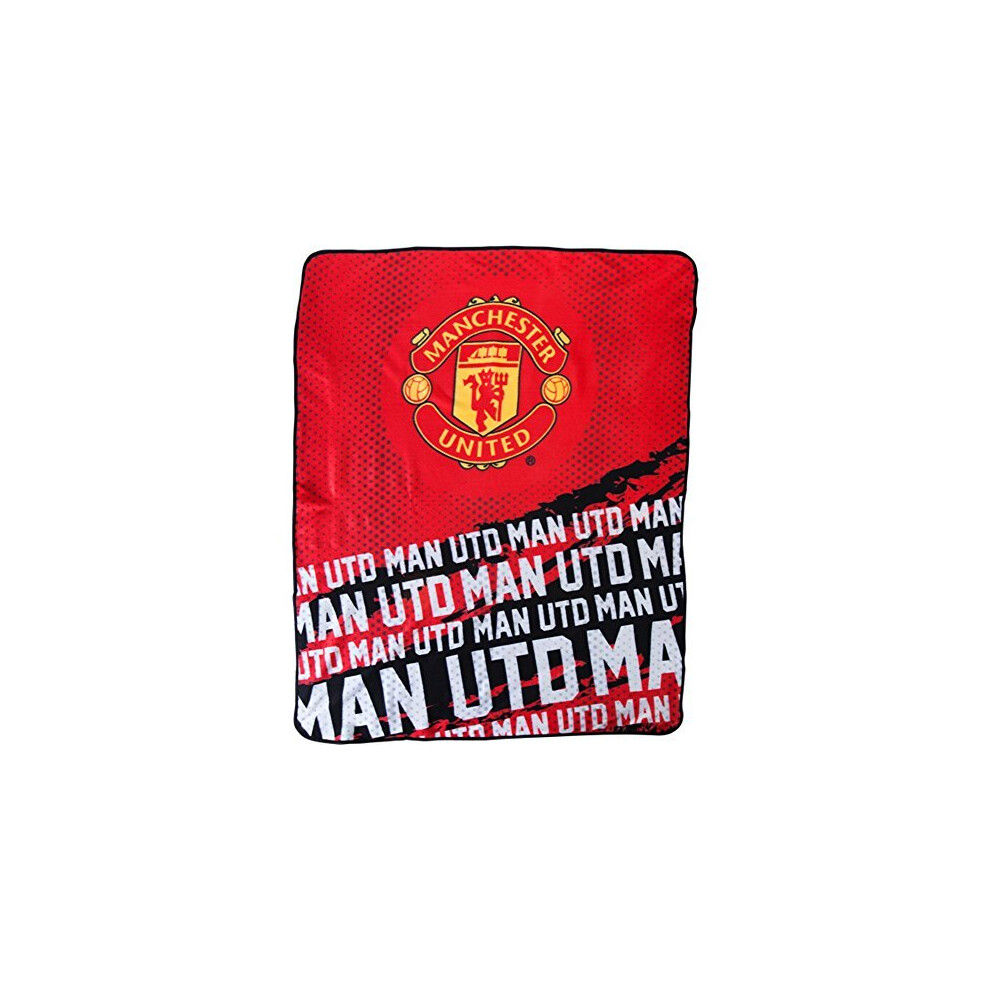 Manchester United Super Soft Large Fleece Blanket Throw