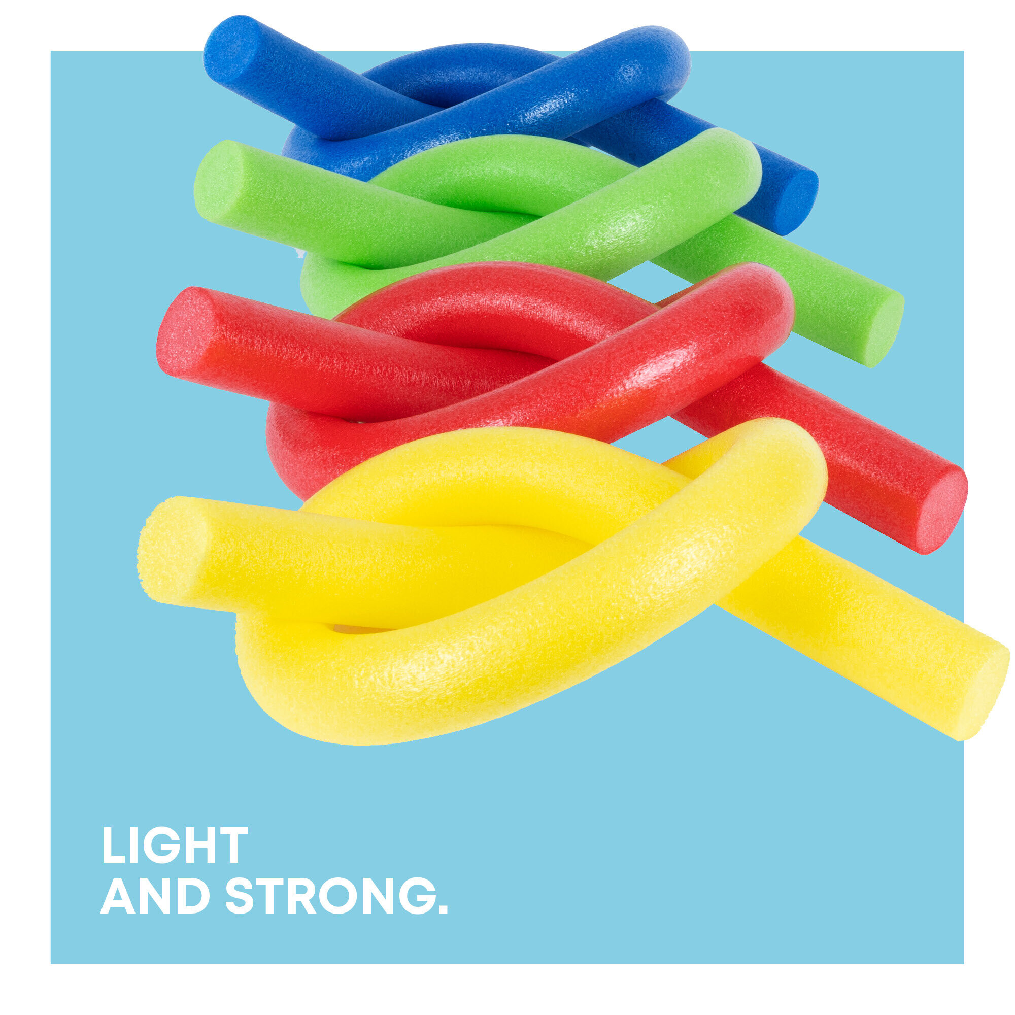 SPLASH! Set of 2 Swimming Pool Noodle Float Aid Woggle Logs Noodles on ...