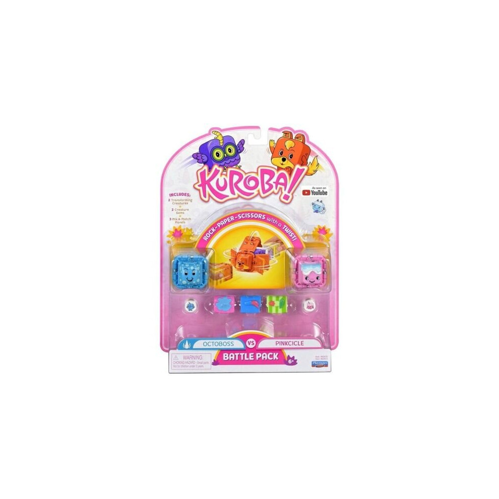 Rock Paper Scissors with Twist Battle Pack Octoboss VS Pinkcicle Toys-image-OPC-PBW8SKG-NEW