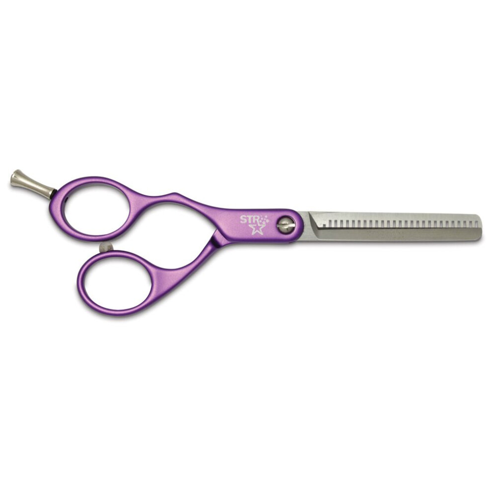 Jaguar Hairdressing Scissors 5.5" Barber Purple Leftie Stainless Steel Trimmer