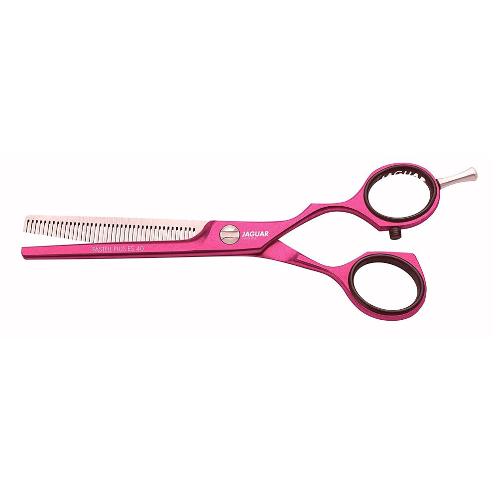 5.5-Inch Jaguar Hairdressing Scissor Sharp Pastel Plus Offset - Candy Thinner