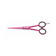 5.5-Inch Jaguar Hairdressing Scissor Sharp White Line Pastel Plus Offset-Candy