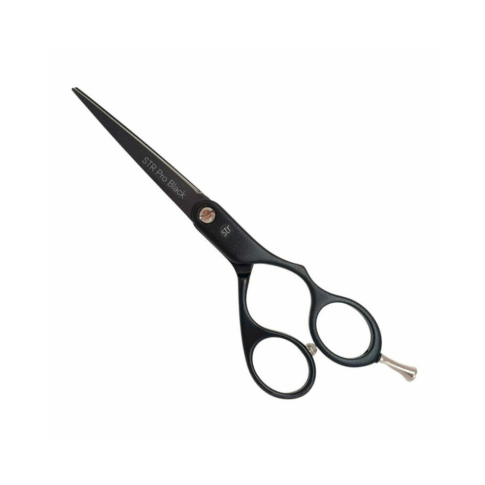 6-Inch Jaguar Hairdressing Scissor Sharp Offset Barbers Hair Scissors - Black